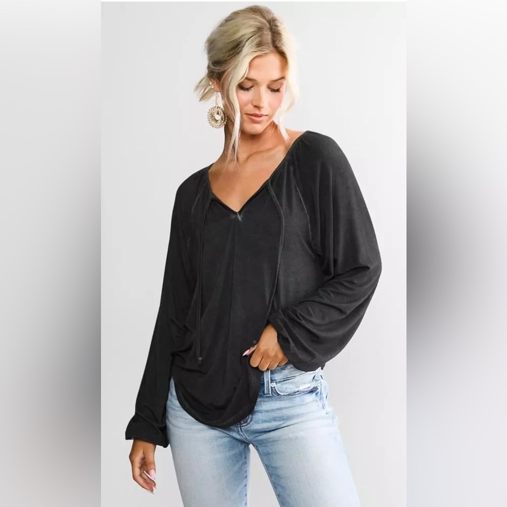 NWT Buckle x White Crow Oversized Luna Sleeve Jersey Top